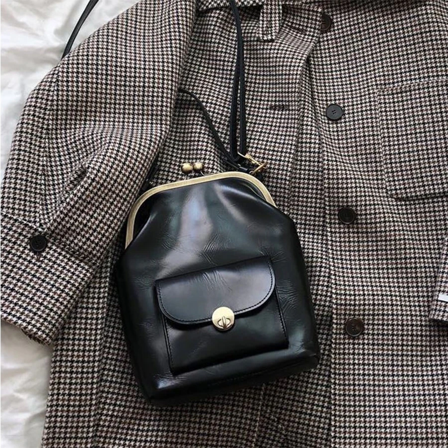 Leather Crossbody Shoulder Bag