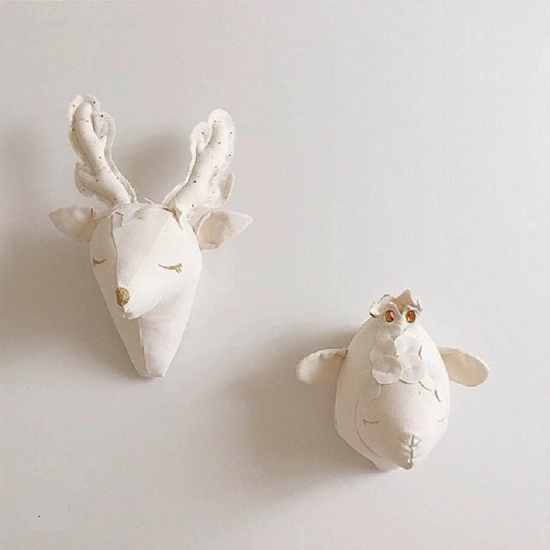 Plush Stuffed Wall Animals