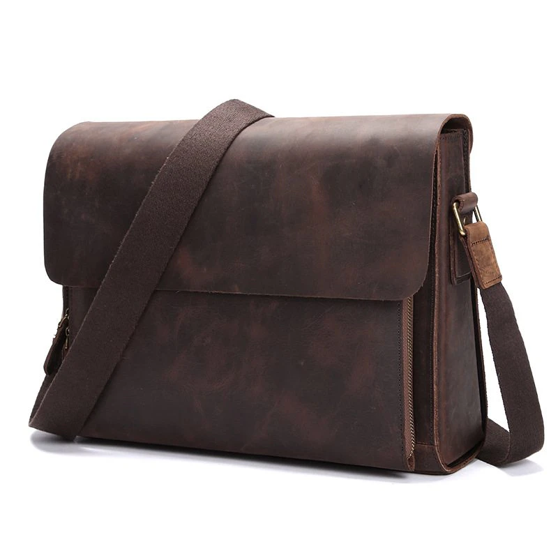 Genuine Leather Messenger Bag