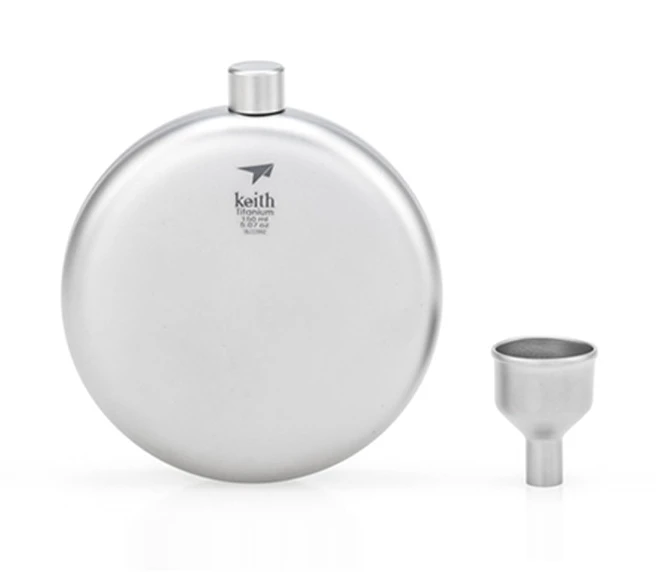 Titanium Hip Flask
