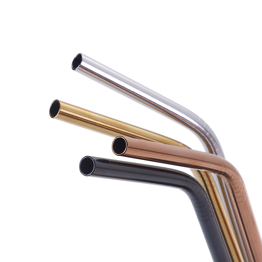 4pc Reusable Metal Drinking Straws