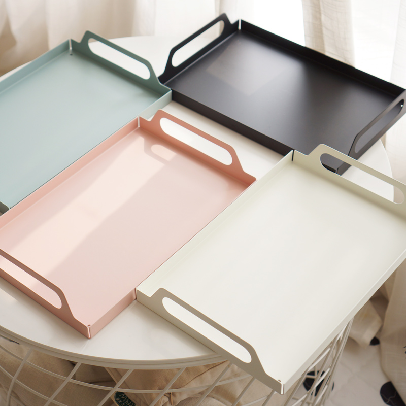 Matte Pastel Metal Serving Tray