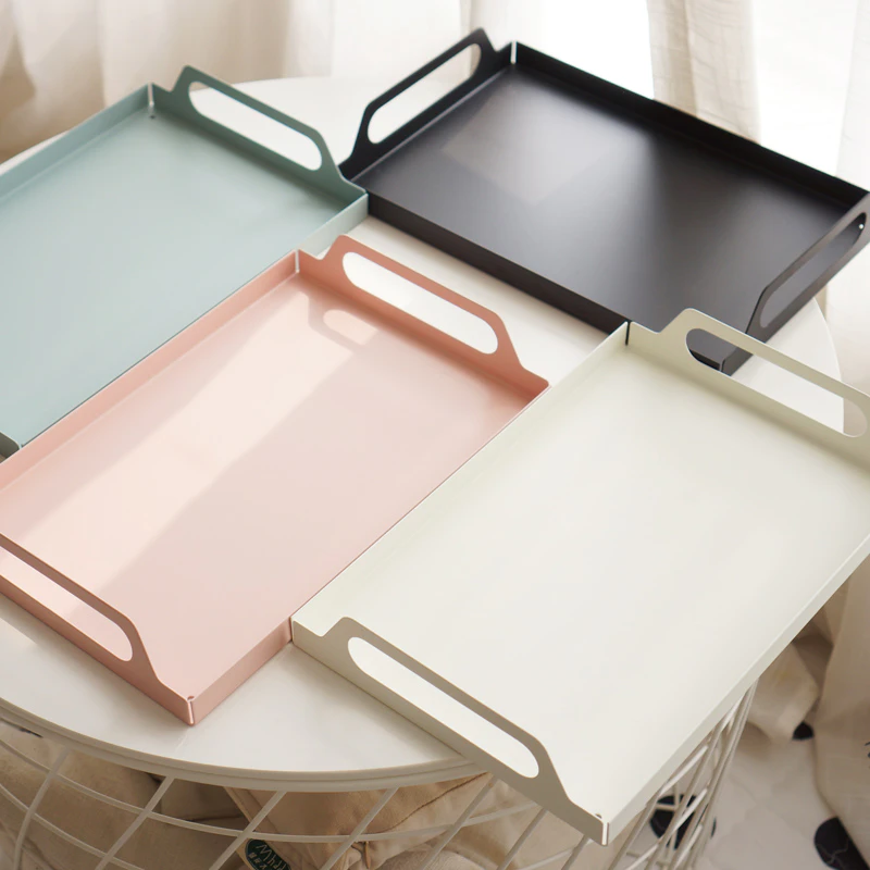 Matte Pastel Metal Serving Tray