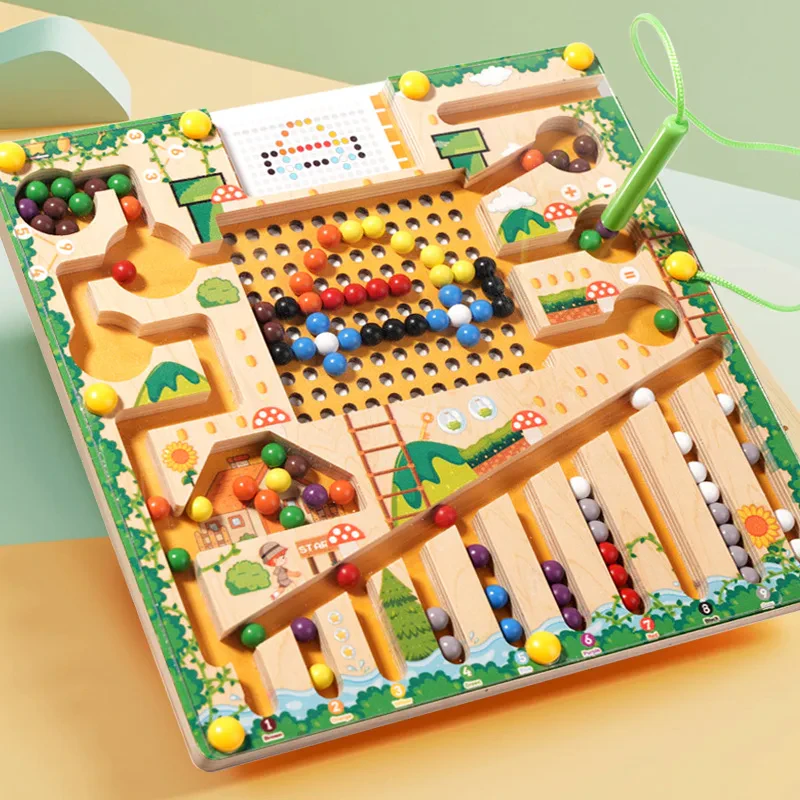 Magnetic Sorting Puzzle
