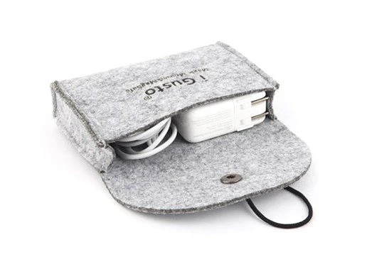 Felt Macbook Accessories Pouch