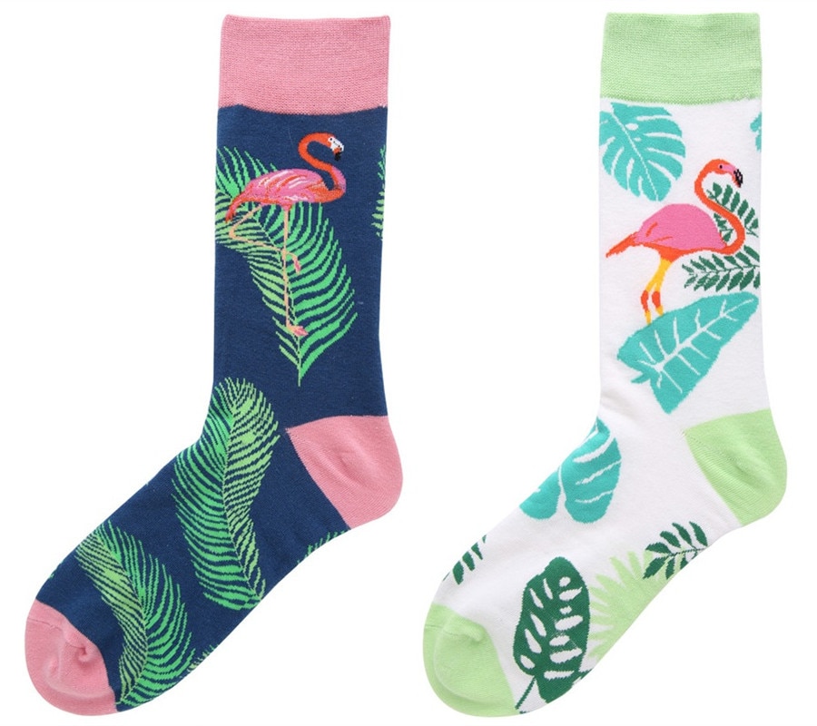 Flamingo Cotton Socks