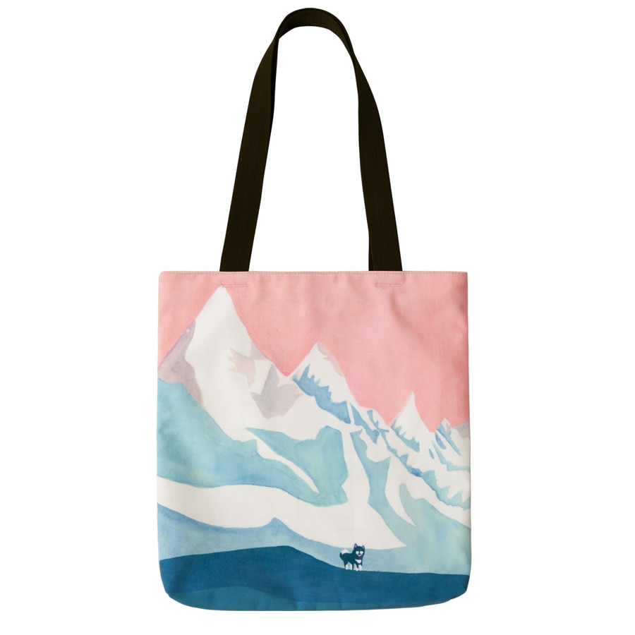 Watercolor Canvas Tote
