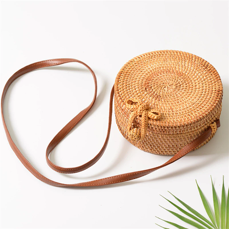 Straw Crossbody Bag