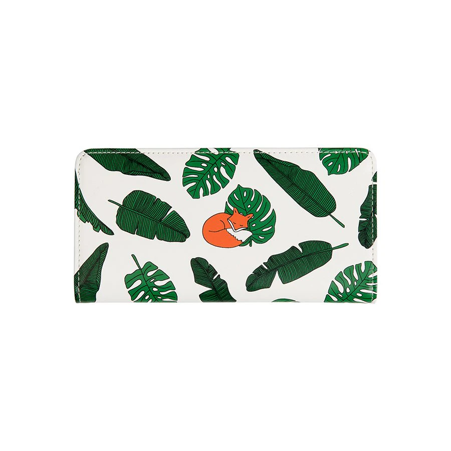 PU Leather Leaf Wallet