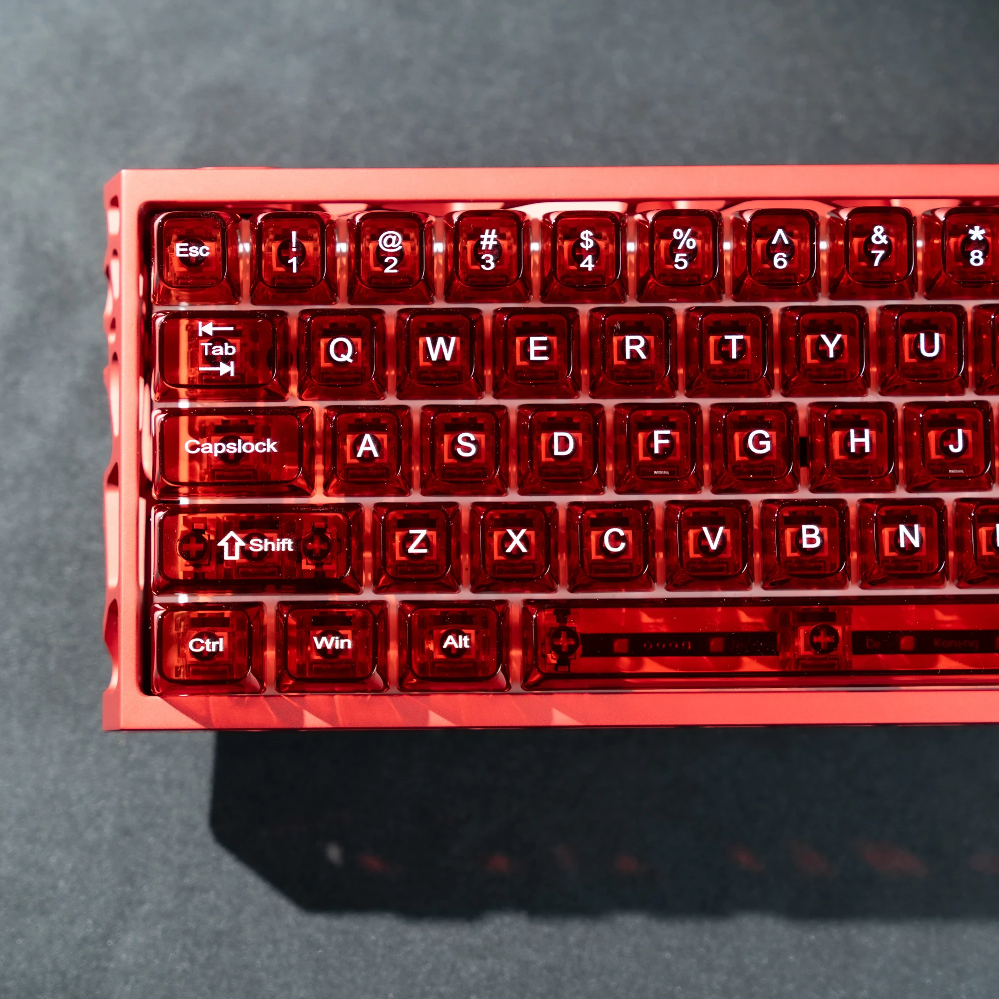 Semi Transparent Keycaps