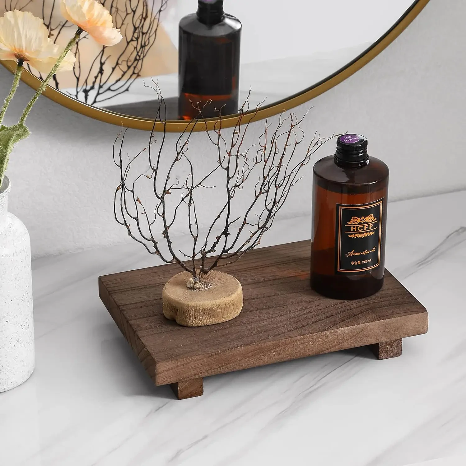 Wooden Vanity Tray