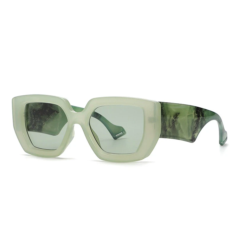 Retro Square Polycarbonate Sunglasses