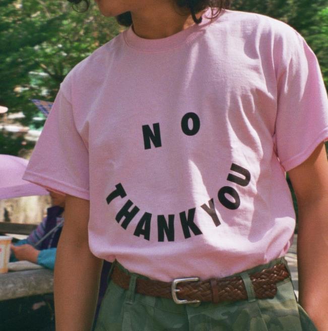 No Thank You Hipster T-Shirt