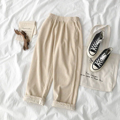 Wide Leg Corduroy Pants
