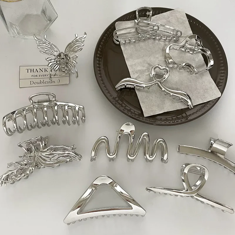 Silver Hair Clip