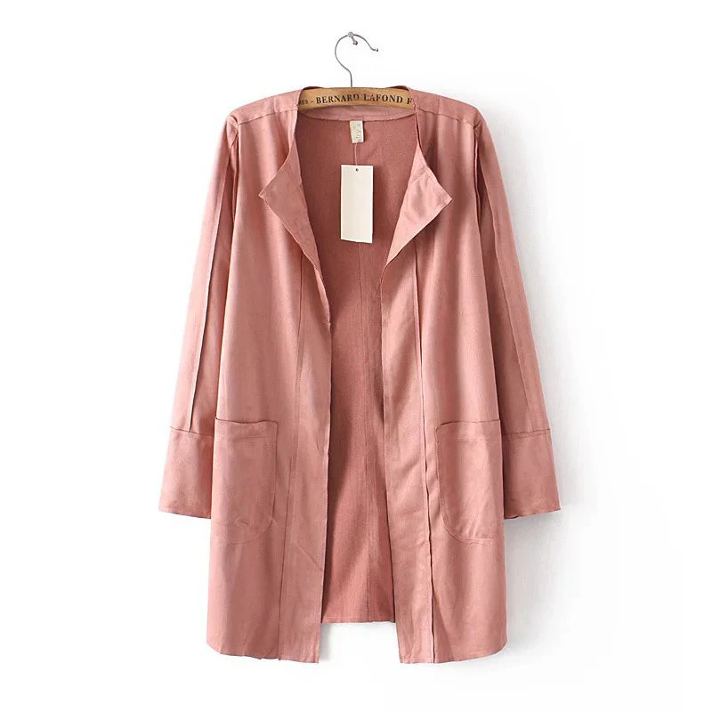 Light Long Sleeve Autumn Coat