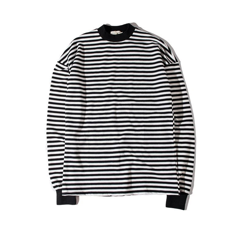 Oversized Stripe Crew Neck