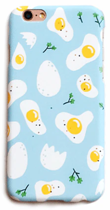 Cartoon Egg iPhone Case
