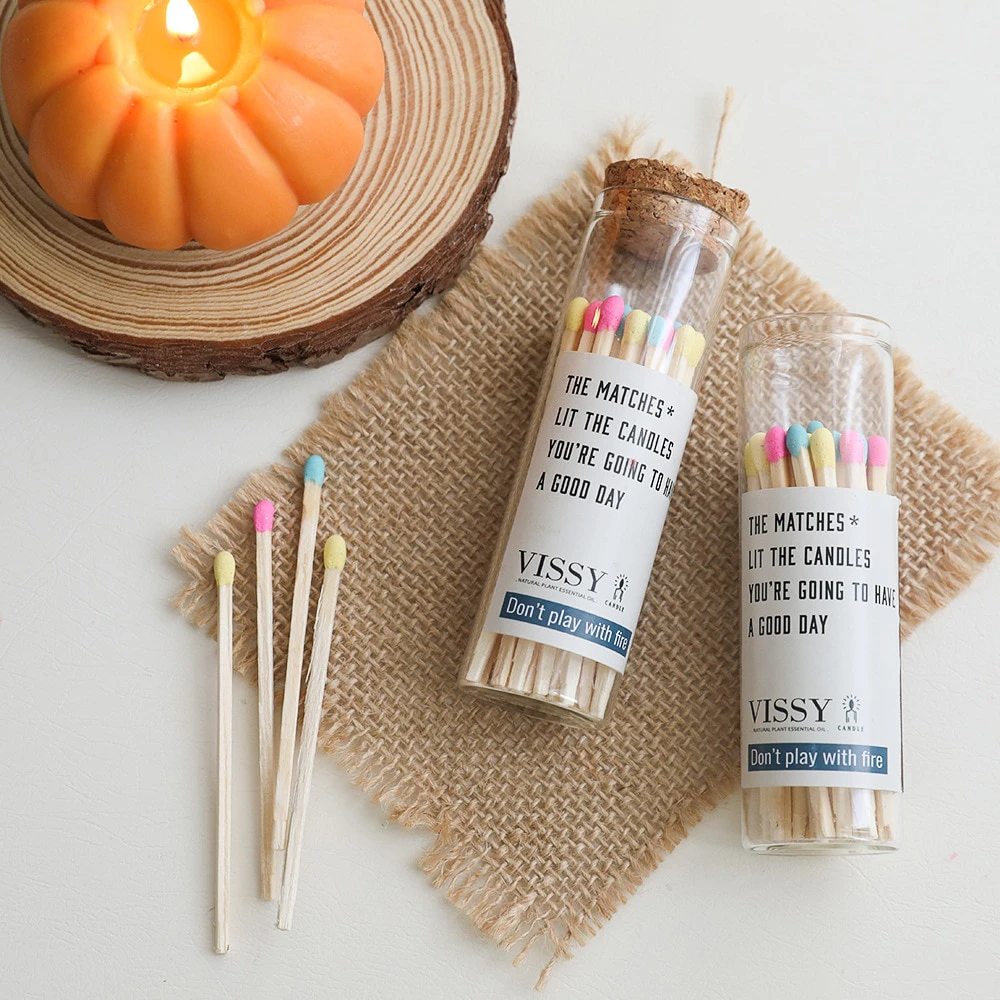 Colourful Vintage Bottled Matches