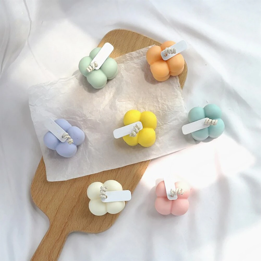 Soy Mini Pastel Geometric Candle