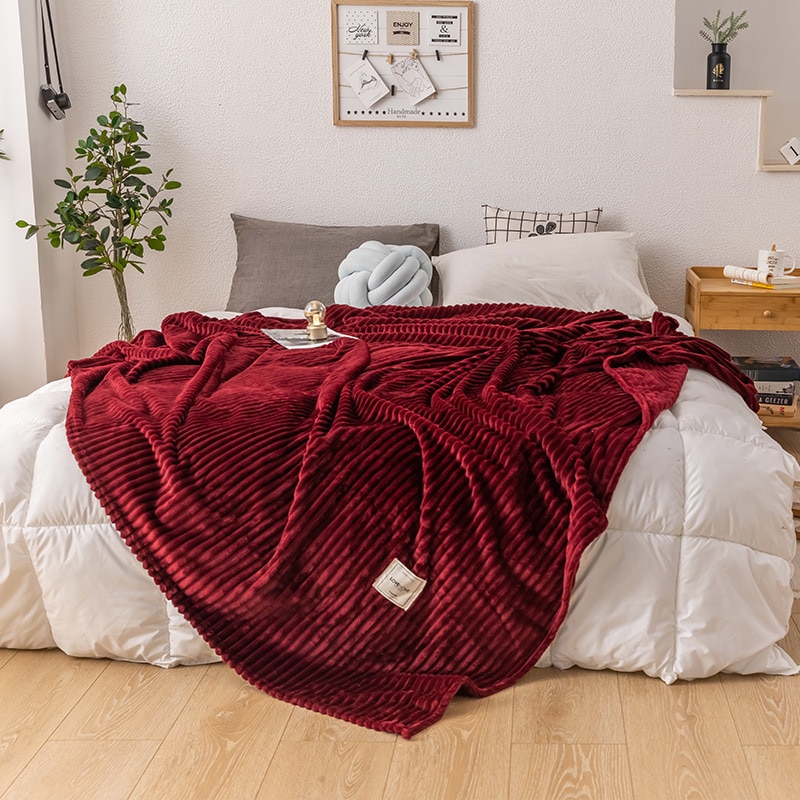Warm Velvet Throw Blanket