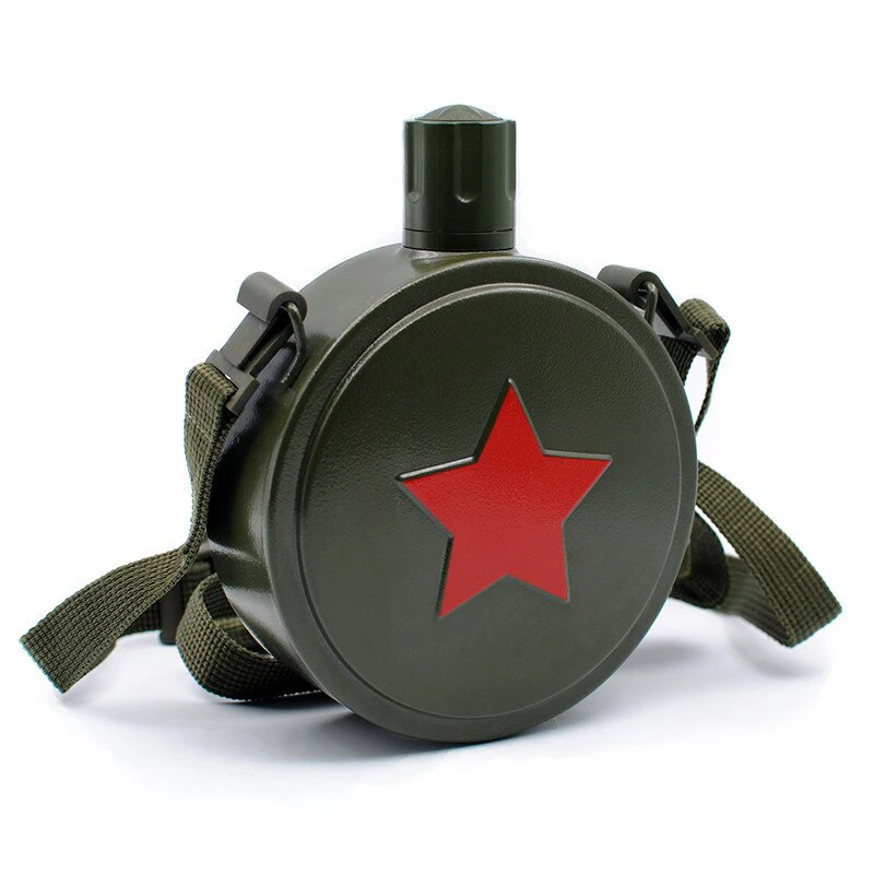 Stainless Retro Military Flagon