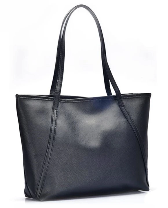 Large Leather Shoulder Tote