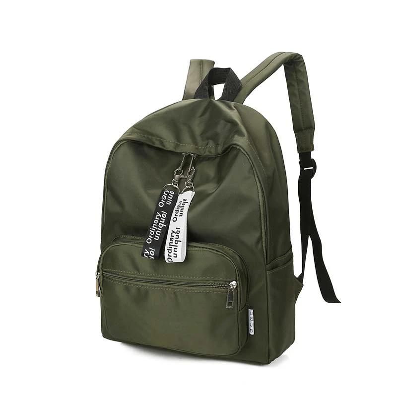 Khaki Zip Backpack