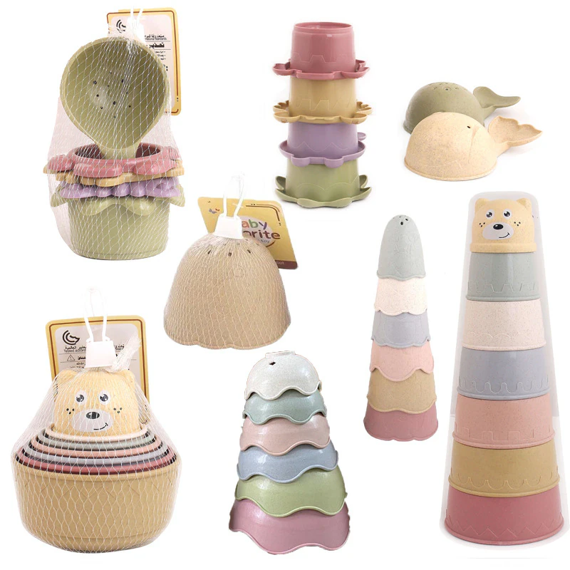 Colorful Stacking Bath Toys