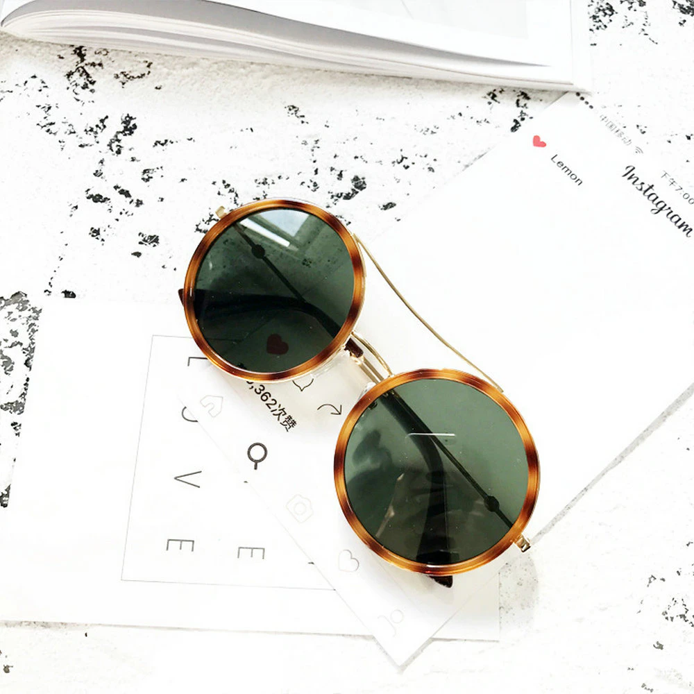 Round Frame Tortise Sunnies