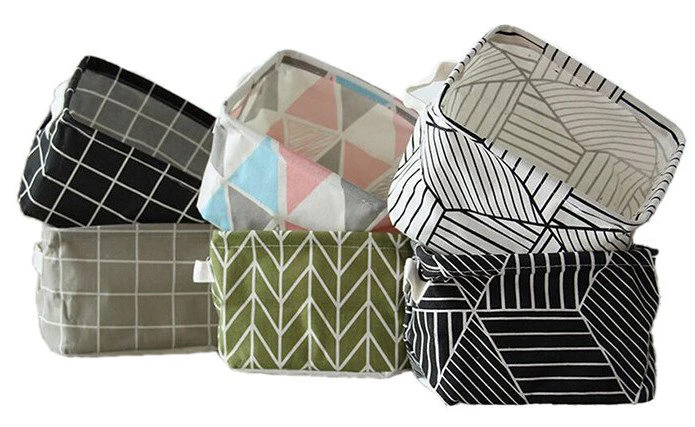 Geometric Linen Storage