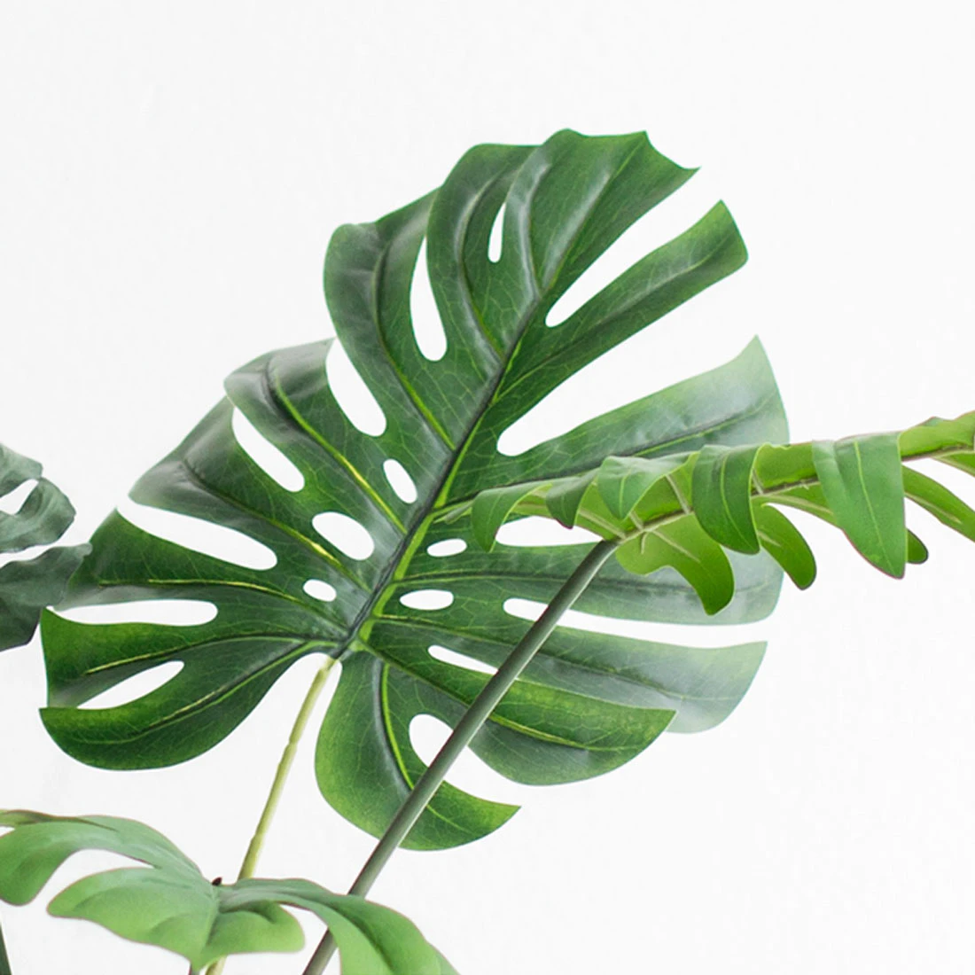 Faux Monstera Leaf