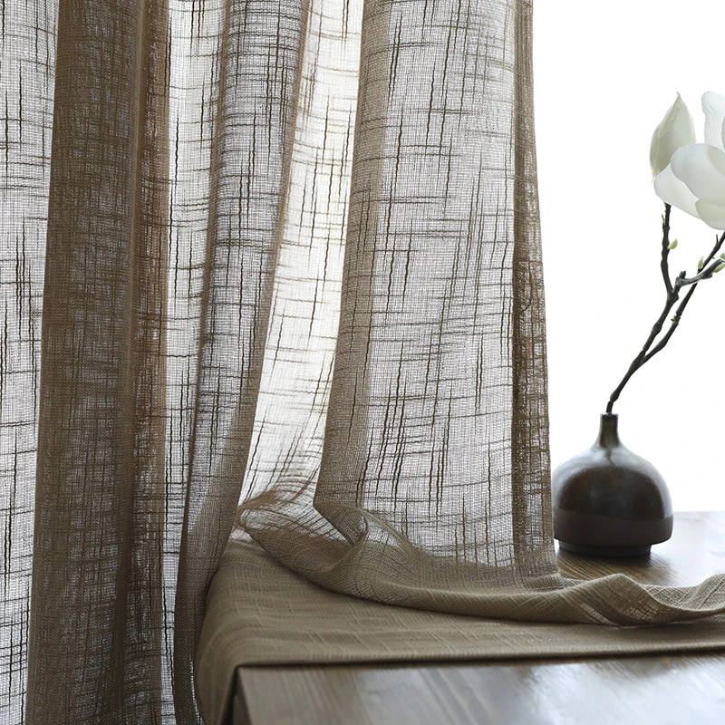 Textured Linen Sheer Curtain