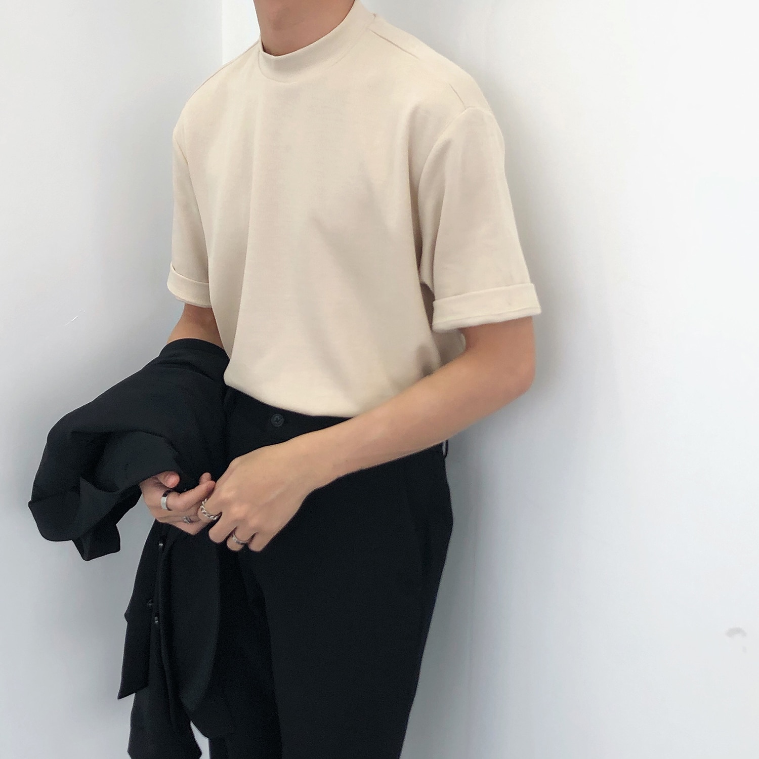 High Neck Pastel Tee