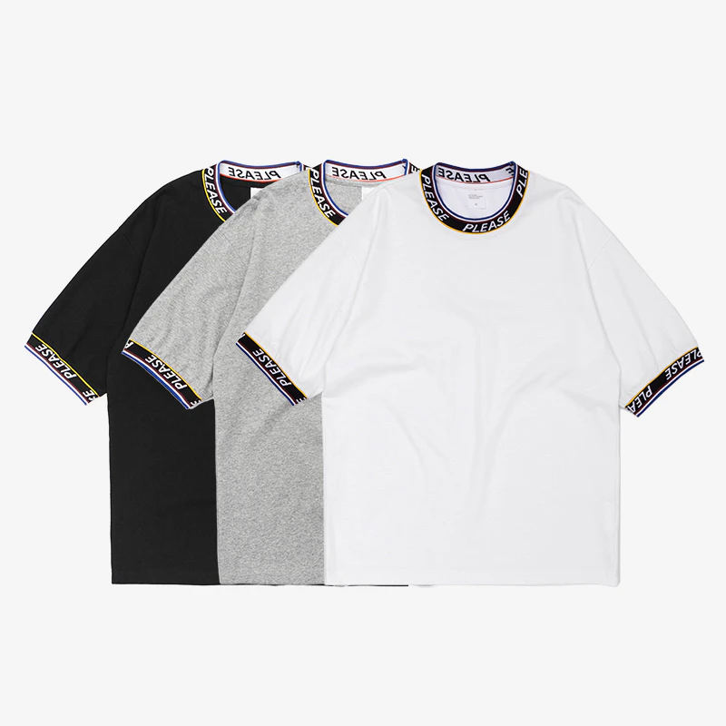 Oversize Plain Please Hem Tee