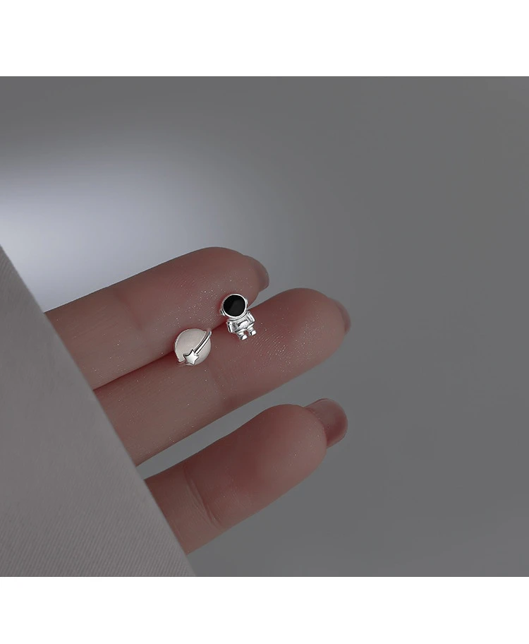 Astronaut And Planet Earrings