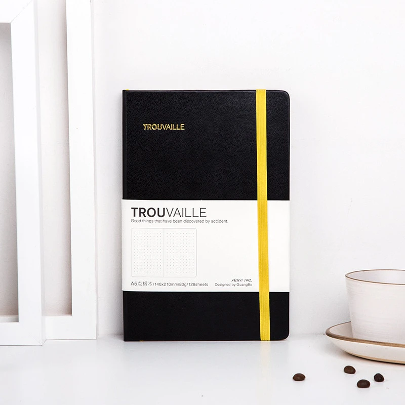 Trouvaille Hardcover Dotted Notebook