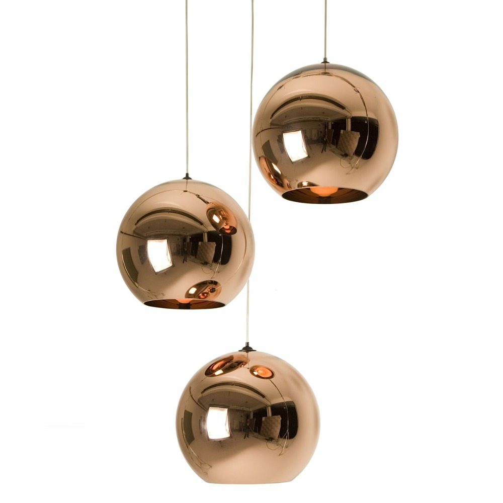 Copper Mirror Lamp Shade