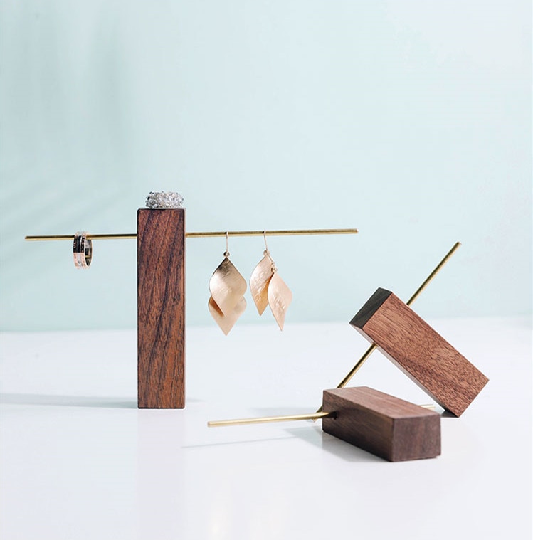Walnut Jewelerry Display Stand