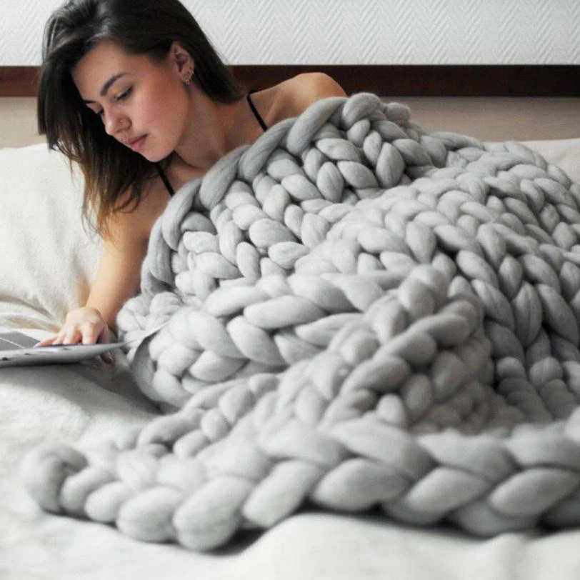Chunky Knit Blanket