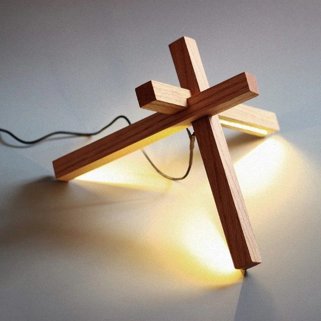 Handmade Oak Lamp