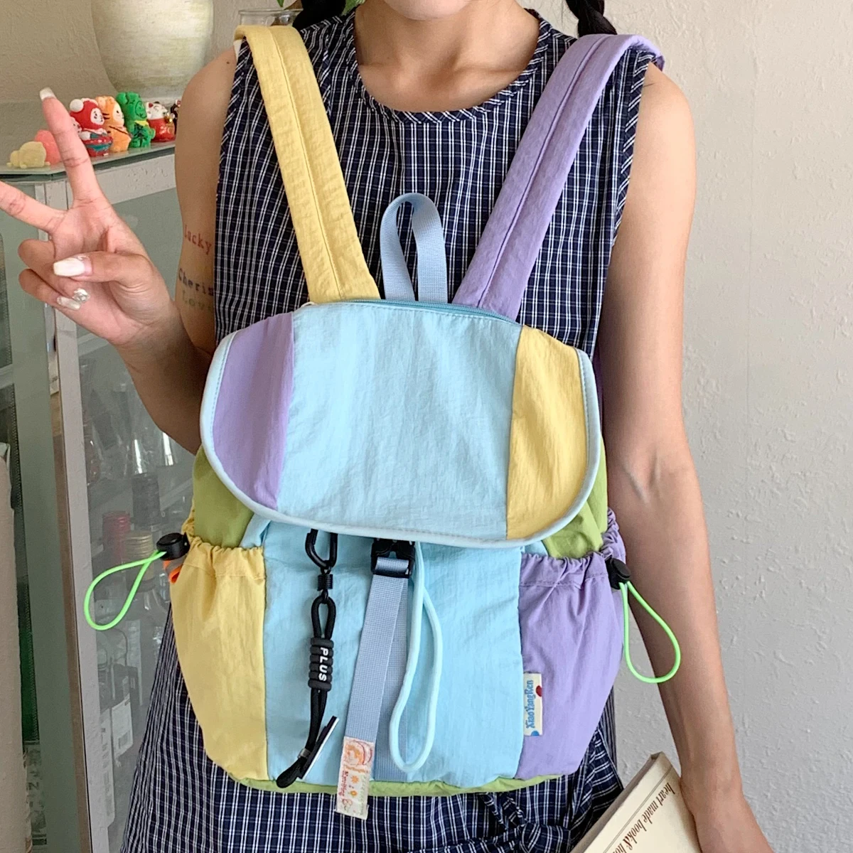 Colorful Nylon Backpack