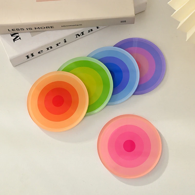 Gradient Color Acrylic Coasters