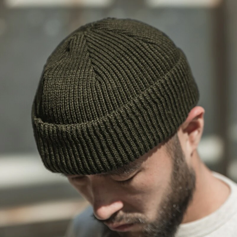 Muted Knit Fisherman Beanie