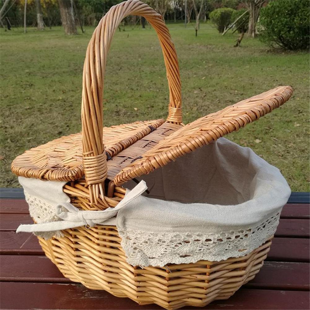 Woven Picnic Basket