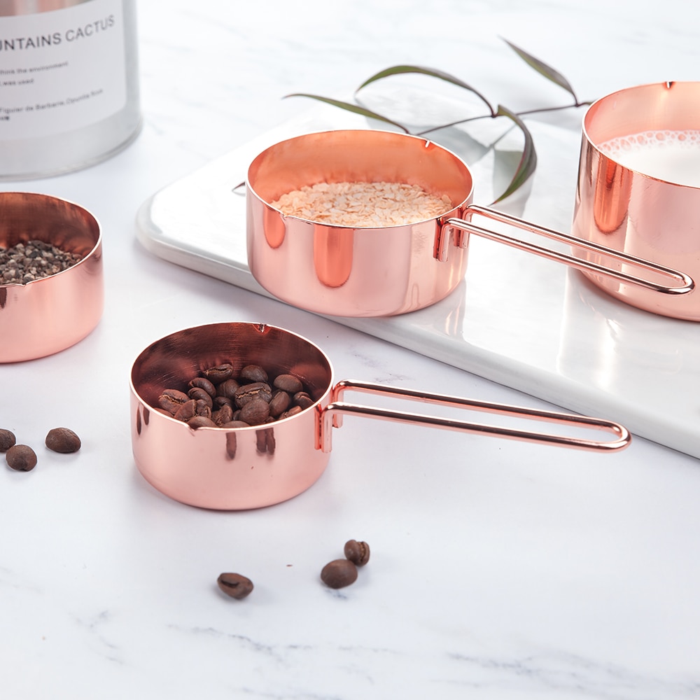 Rose Gold Measuring Cup Set