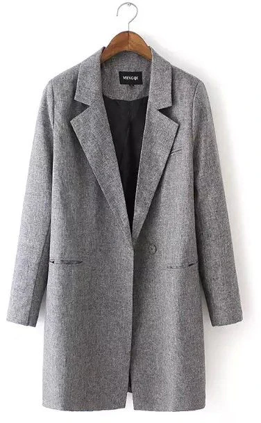 Grey Marle Womens Coat