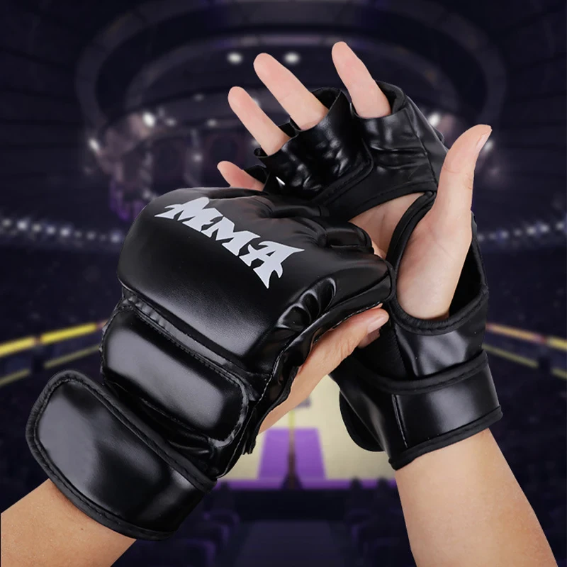 Half Finger Boxing Gloves
