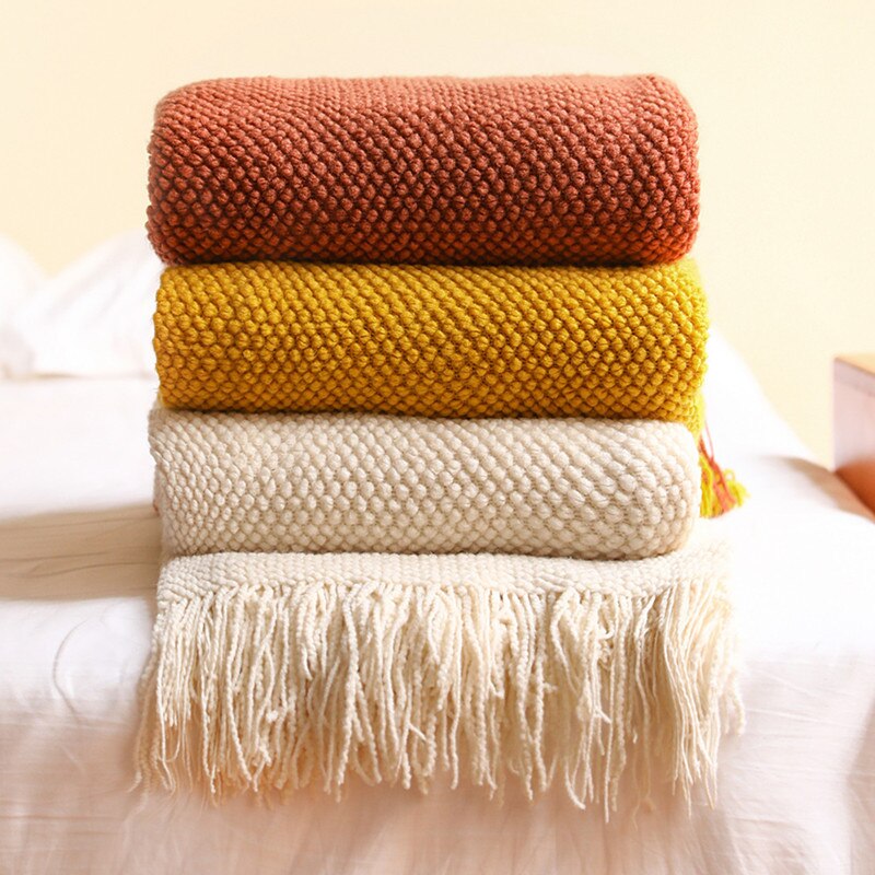 Cozy Knit Throw Blanket