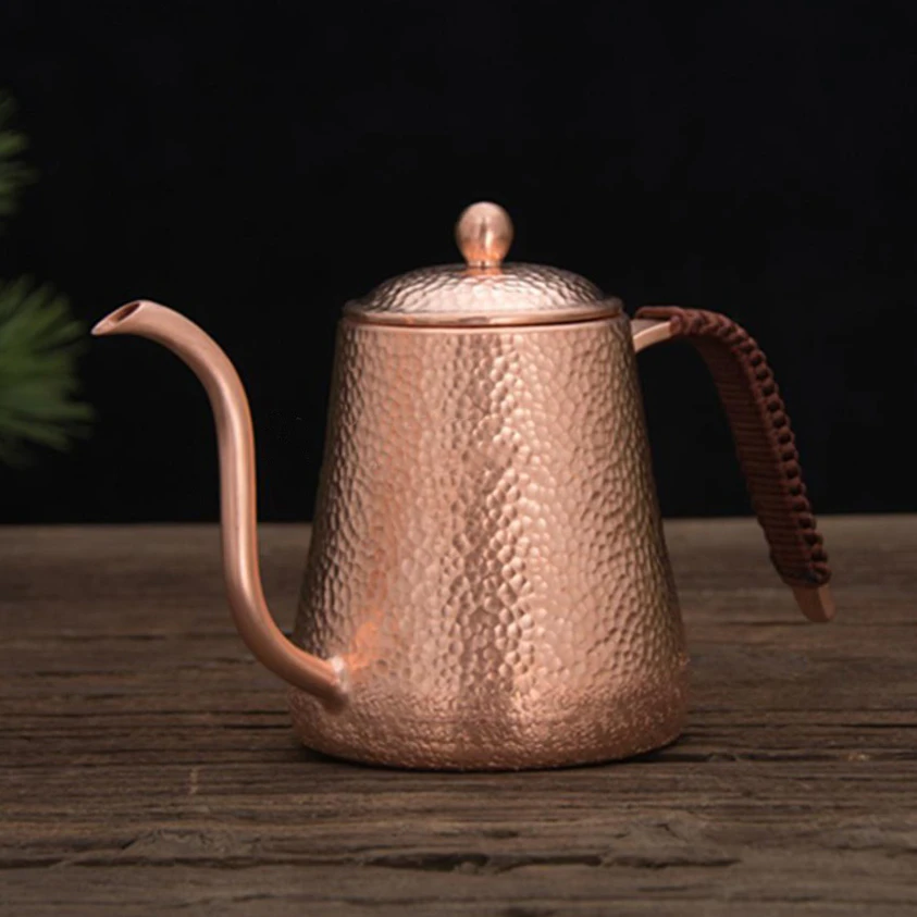 Hand Crafted Copper Gooseneck Kettle